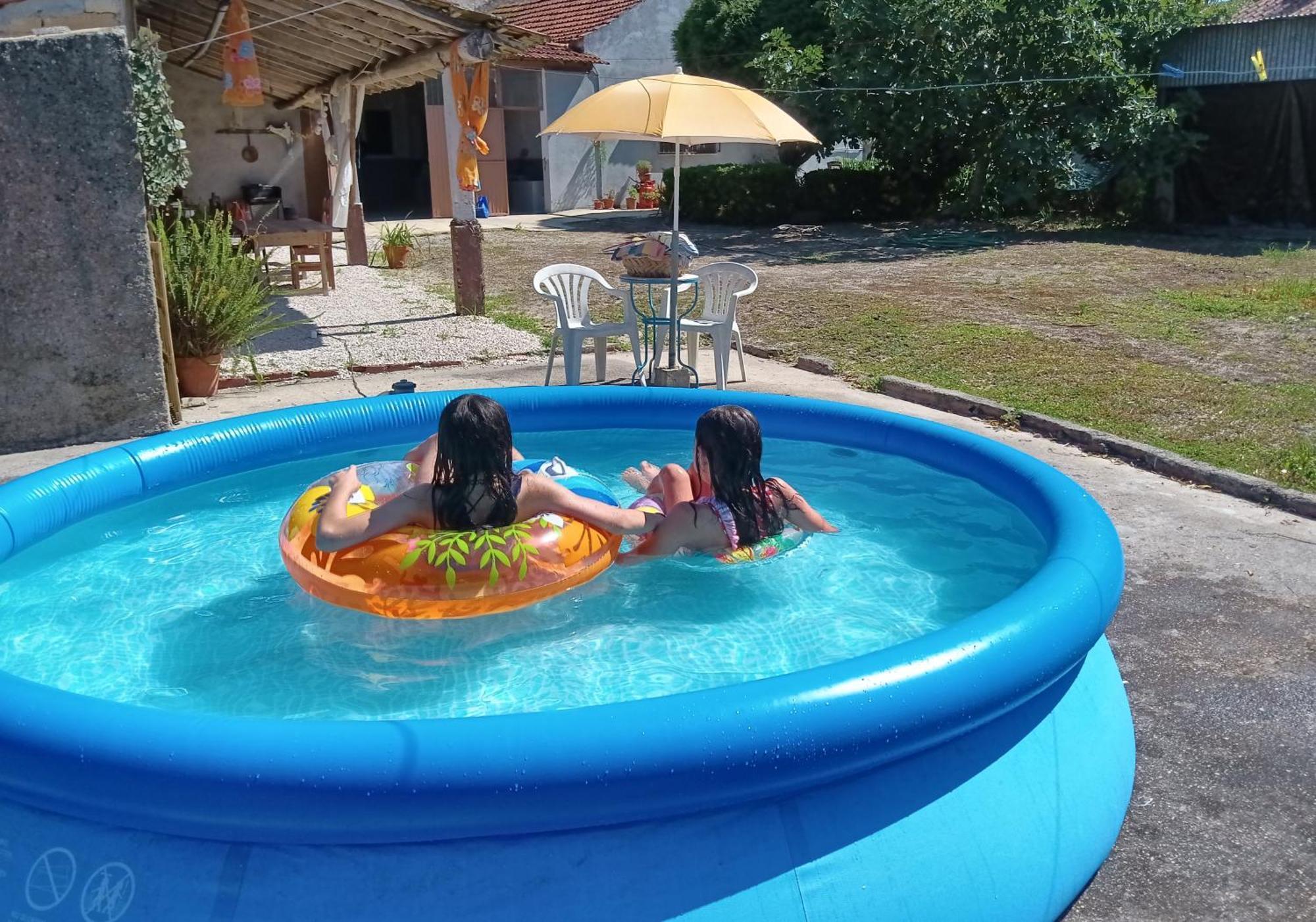 Casa Da Vovo Ceu - Casa De Campo Gandaresa - Country House, Entre Coimbra E Aveiro, A 15 Minutos Carro Praia Mira - Quintal Com Piscina Insuflavel กันดันเฮด ภายนอก รูปภาพ